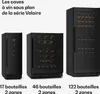 Klarstein Velaire Cave à Vin 2 Zones - 46 Bouteilles, Voir les images du produit 6