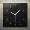 Wohnzimmer Leinwand Uhr Geräuschlos Küche 30x30 Schwarzer Produktbild-Vorschau 1