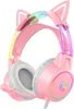 ONIKUMA X15Pro Pink Gaming Headset Katzenohren Produktbild-Vorschau 8
