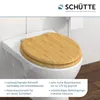 SCHÜTTE WC Sitz BAMBUS, massiver Toilettendeckel mit Produktbild-Vorschau 5