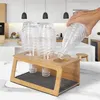 ONVAYA® Flaschenhalter aus Bambus-Holz | Abtropfgestell für Produktbild-Vorschau 6