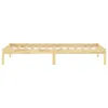 vidaXL Kiefernholz Bett modern, Liegefläche 90x200 cm, Maße Produktbild-Vorschau 5