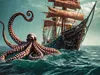 CALVENDO Puzzle Eine Riesenkrake bedroht ein Segelschiff | Produktbild-Vorschau 3