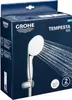 The image shows the retail packaging of a Grohe Tempesta 100 shower head set. Produktbild-Vorschau