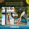 AREBOS Douche solaire 60 L | avec douchette & thermomètre | Voir les images du produit 9