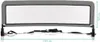 A grey bed rail with a white mesh insert, shown on a white background with dimensions indicated. Produktbild-Vorschau