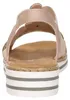 Rieker Sandalen Plat  Sandalen Plat - Roze - Maat 38 Produktbild-Vorschau 9