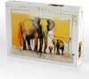 CALVENDO Puzzle Elefantenfamilie | 1000 Teile Lege-Größe Produktbild-Vorschau 2
