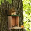 Relaxdays Eichhörnchen Futterhaus, Holz, Produktbild-Vorschau 2