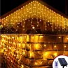 5M Warmweiß LED Solar Lichterkette Außen Wasserdicht Produktbild-Vorschau 1