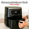 alpina Airfryer 4,5L - Friggitrice ad aria calda 1-4 Anteprima dell’immagine prodotto 6