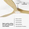 Klarstein Smart stropní ventilátor, průměr 152 cm, vybavený Náhled obrázku produktu 2