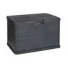 Kreher Kissenbox 170 Liter (Holz Optik) in Anthrazit Produktbild-Vorschau 1