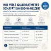 Marwona Jura Infrarotheizung 800 W mit Funkthermostat –  Produktbild-Vorschau 8