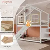 Merax Etagenbett 90x200cm mit Treppe und Rutsche, Produktbild-Vorschau 2