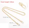 2 Pcs Gold Handtaschen Kettenriemen Kurz Taschenkette Lang Produktbild-Vorschau 2