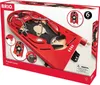 The image shows the retail packaging of a Brio pinball game with a space theme. Produktbild-Vorschau