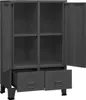 vidaXL Szafa w stylu industrialnym antracyt 67x35x107 cm Podgląd zdjęcia produktu 9