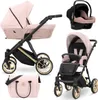 Carrozzina Kunert Ivento Premium 3in1 rosa con struttura e Anteprima dell’immagine prodotto 1