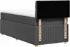 vidaXL Boxspringbett mit Matratze Dunkelgrau 100x200 cm Produktbild-Vorschau 6