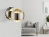 Globo Lighting Applique murale métal nickel mat, 2x LED Voir les images du produit 3
