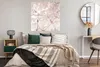 MuchoWow® Poster Marmor - Rosa - Rose - Gold 100x100 cm - Produktbild-Vorschau 4