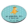 Mr. & Mrs. Panda Kühlschrankmagnet Fuchs Blumen - Türkis Produktbild-Vorschau 3