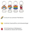 Gravidus Flaschenöffner Schlüsselanhänger 4er Set Pride Produktbild-Vorschau 5