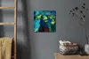 Coloray Uhr auf Leinwand 30x30 cm Wand Uhr Dekoration Produktbild-Vorschau 4