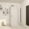 AICA U-Form Duschkabine Schiebetür 70cm x Schiebetür 70cm x Produktbild-Vorschau 1