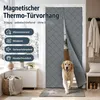 Magnet Thermo Türvorhang, 3-Lagiger Kälteschutz Produktbild-Vorschau 3