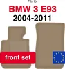 Autoteppiche vorne für: BMW 3 E93 Cabrio (2004-2011) Beige Produktbild-Vorschau 16
