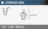 OSRAM ORIGINAL B8.5d jasnoniebieski 12 V/1,2 W (luzem) Podgląd zdjęcia produktu 3