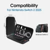 A protective carrying case for a Nintendo Switch 2 console, shown open with accessories and the console inside, alongside a separate image of the console and its dock. Náhľad obrázku produktu