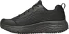 A side view of a black Skechers work shoe. Produktbild-Vorschau