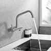 Küchenarmatur - Wandmontage - Edelstahl - Flexible Auslauf Produktbild-Vorschau 8