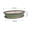Bol à bonsaï en céramique avec soucoupe 32 cm Pot à bonsaï Voir les images du produit 2