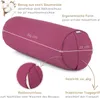 Yoga Bolster BASIC Dinkel aubergine | Dinkelhülsen Produktbild-Vorschau 7