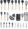 Set d'accessoires en silicone pour la cuisine 34 pièces Voir les images du produit 3