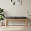 vidaXL Paletový vankúš Bavlna 120 × 40 × 7 cm Antracit Náhľad obrázku produktu 3
