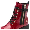 Marco Tozzi  Damenschuhe Schnürstiefel Rot Freizeit Productafbeelding-voorbeeld 8