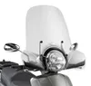 Givi Aprilia Scarabeo 130a Windschutzscheibe Silber  Silber Produktbild-Vorschau 2