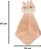 Detská osuška do škôlky 42x25cm ružový králik Náhľad obrázku produktu 9