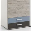 Close-up of a wardrobe with two drawers and two cabinet doors. Produktbild-Vorschau