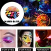 Körperfarbe fluoreszierend, 15 Farben Bodypaint mit Pinsel, Produktbild-Vorschau 6