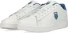 A pair of white K-Swiss sneakers with blue accents. Produktbild-Vorschau