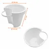 Vaso da fiori per tubo dell'acqua piovana - bianco - vaso Anteprima dell’immagine prodotto 3