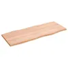 vidaXL Plateau de table 100x40x2 cm Chêne massif traité Voir les images du produit 4