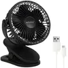 Ruhhy 25567 Ventilator mit USB-Clip, 1200 mAh, USB-C, Produktbild-Vorschau 2