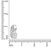F Anhänger 925/- Sterling Silber 1,3cm weiß Zirkonia Produktbild-Vorschau 2